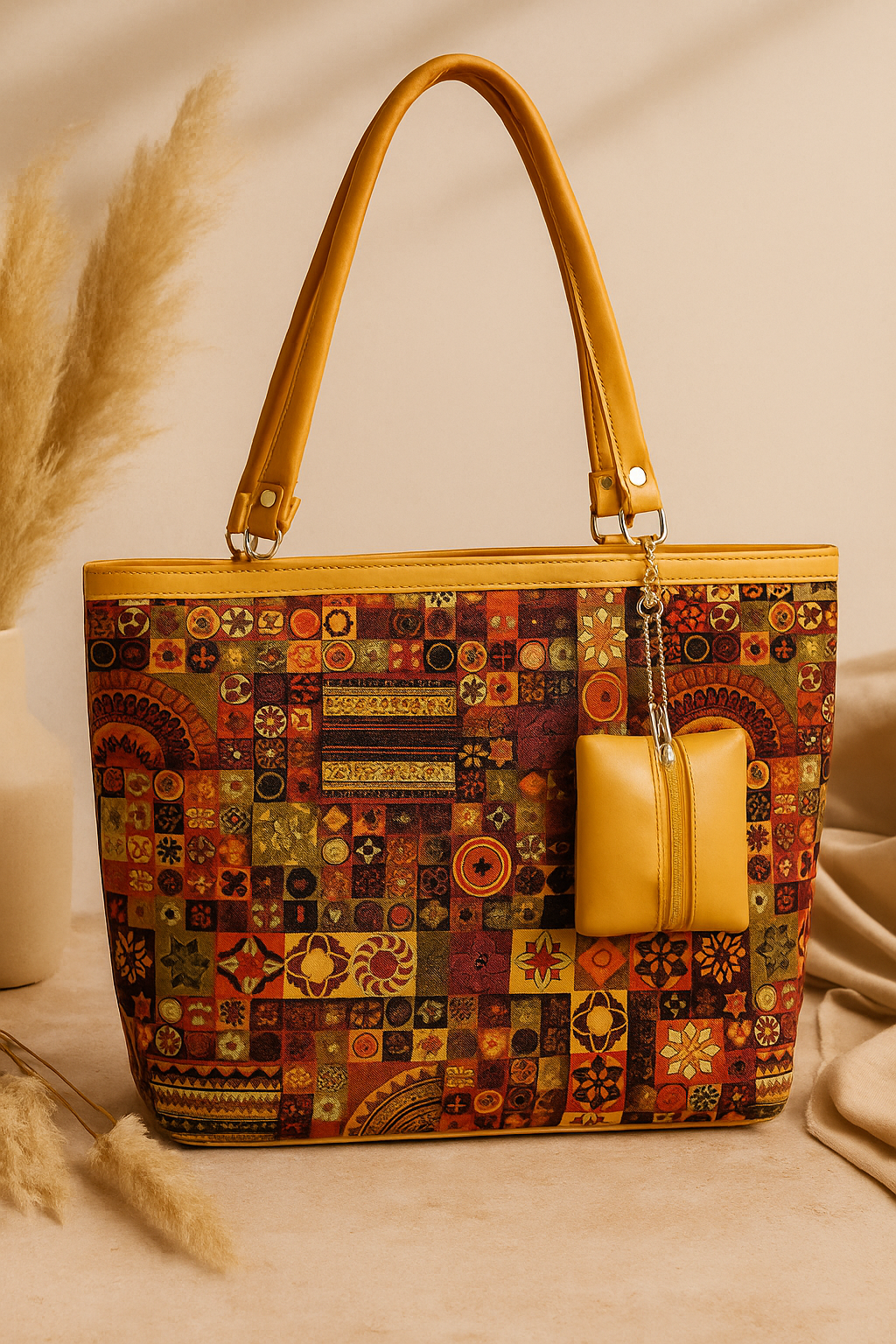 Boho Mosaic Chic Tote
