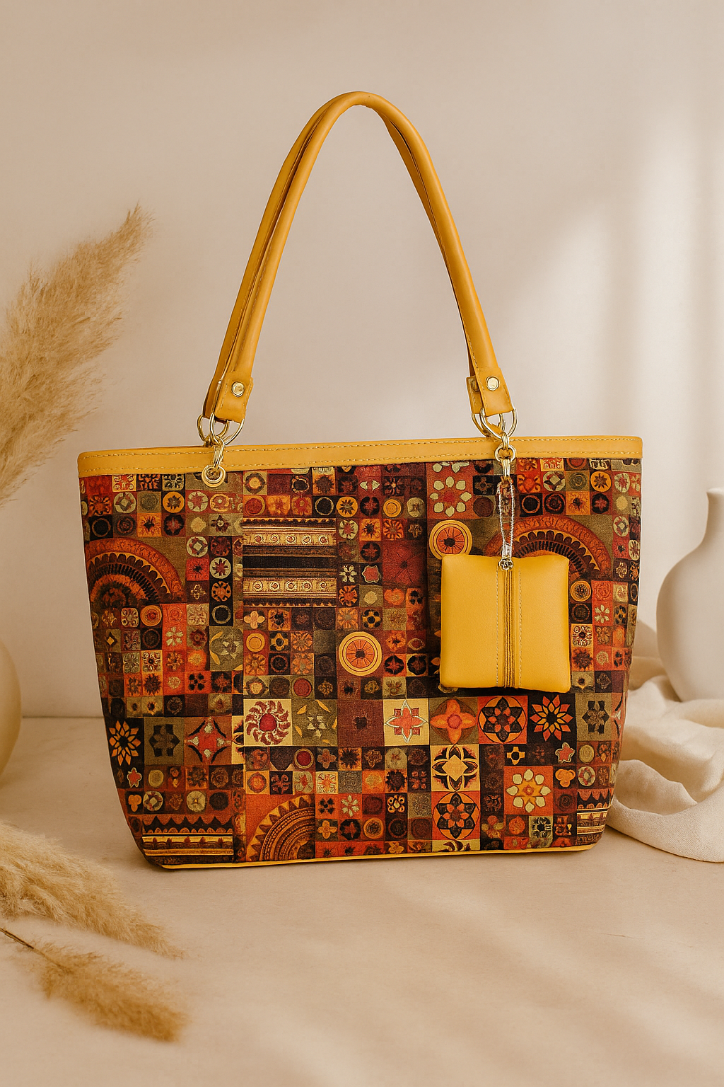 Boho Mosaic Chic Tote