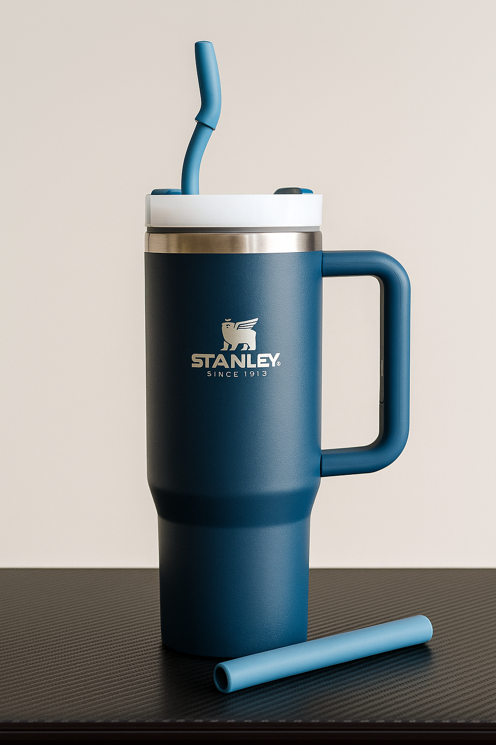 Matte Blue Stainless Tumbler