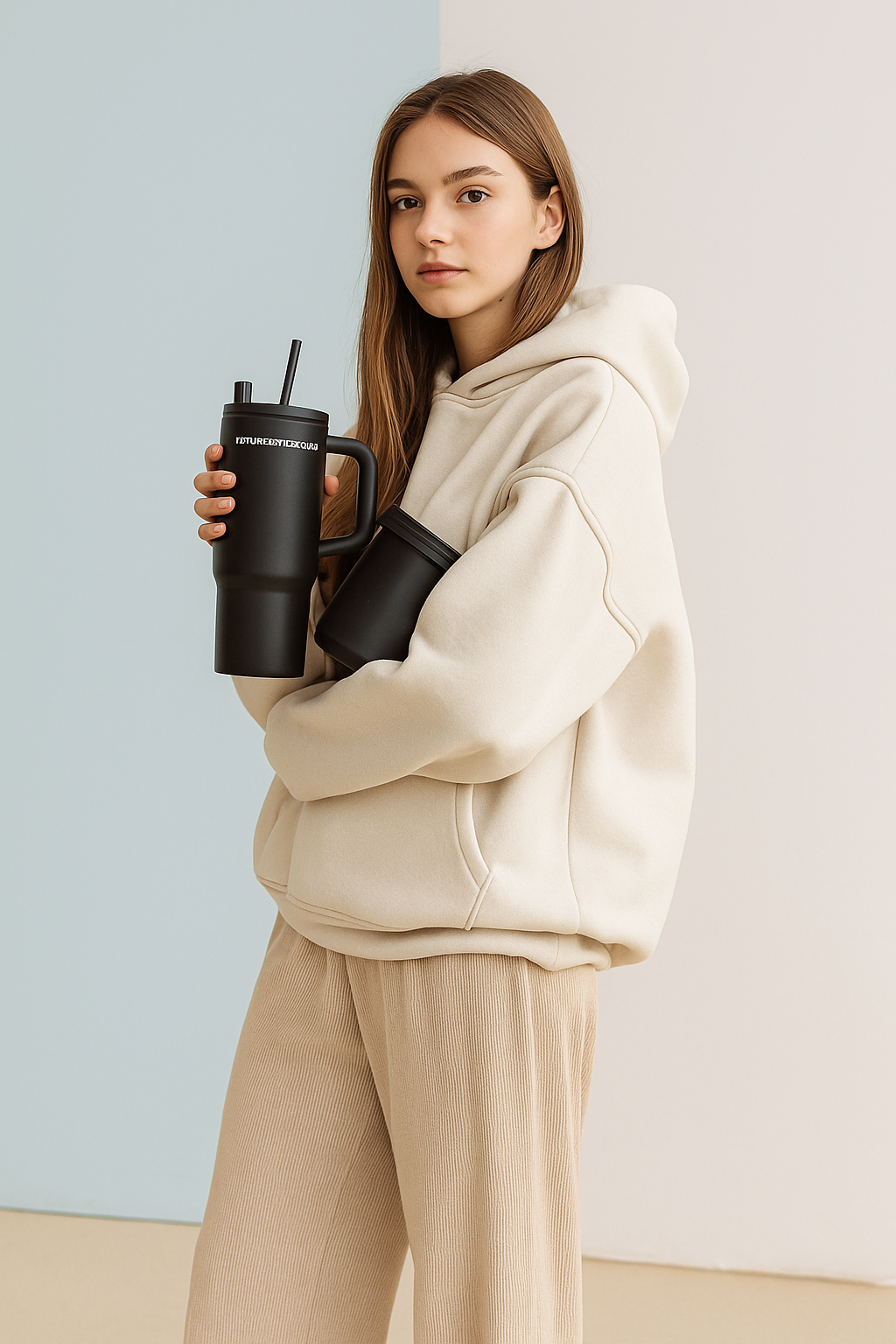 Matte Black Tumbler "FUTUREEXPECTATION"