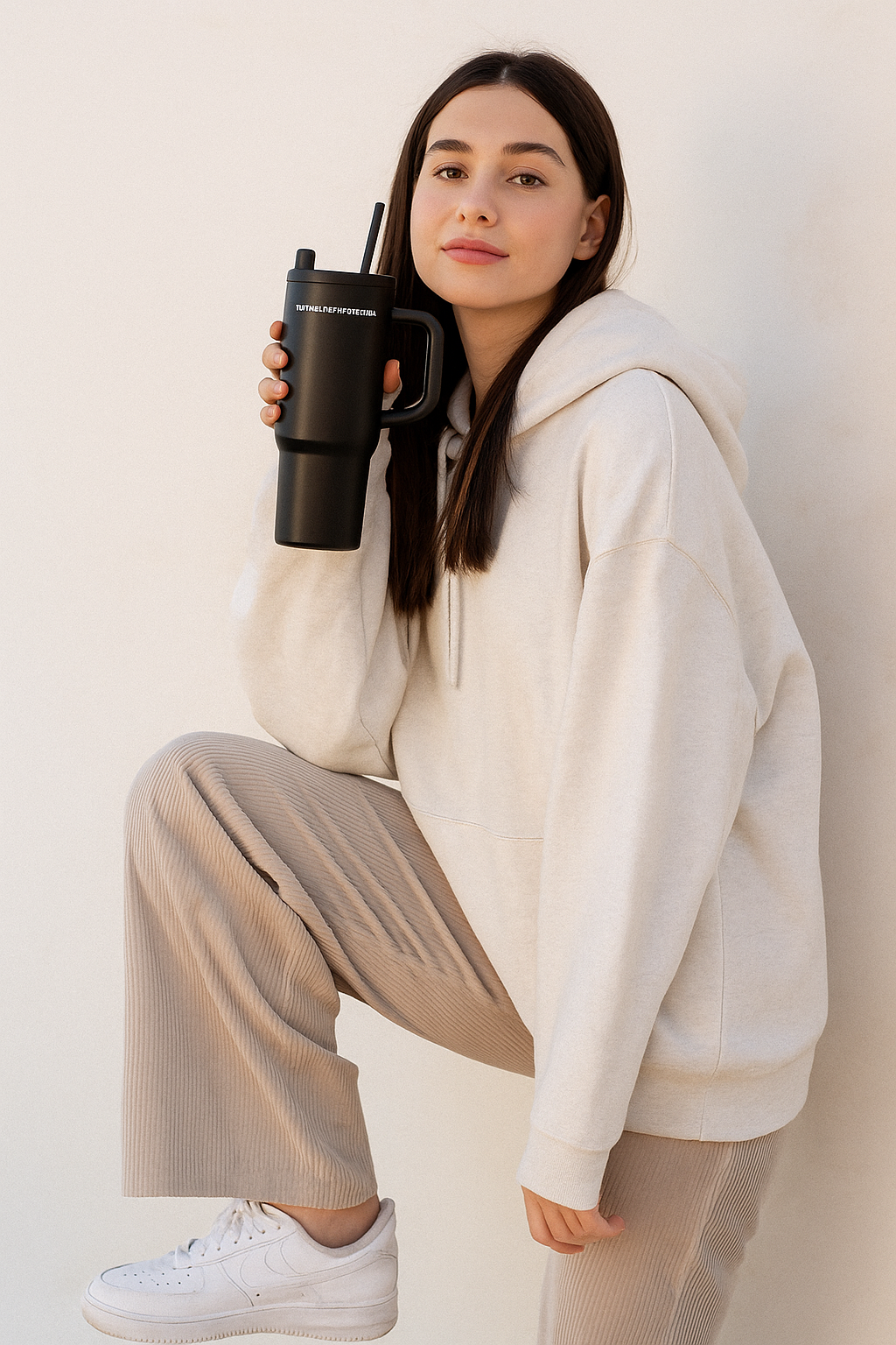 Matte Black Tumbler "FUTUREEXPECTATION"