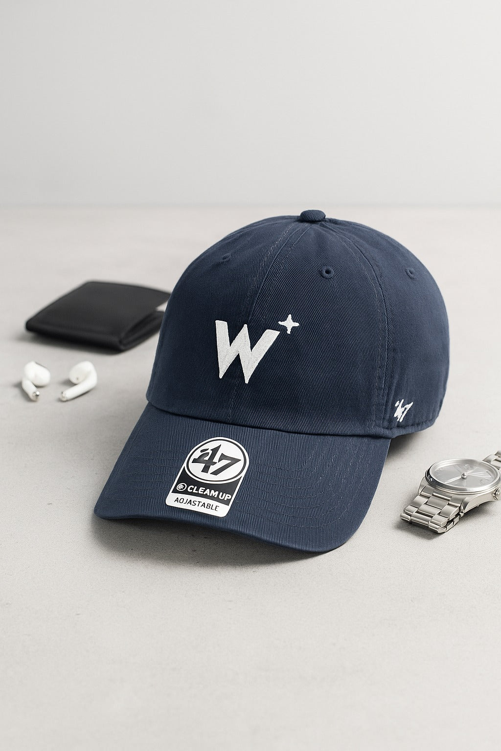Navy Blue 'W' Star