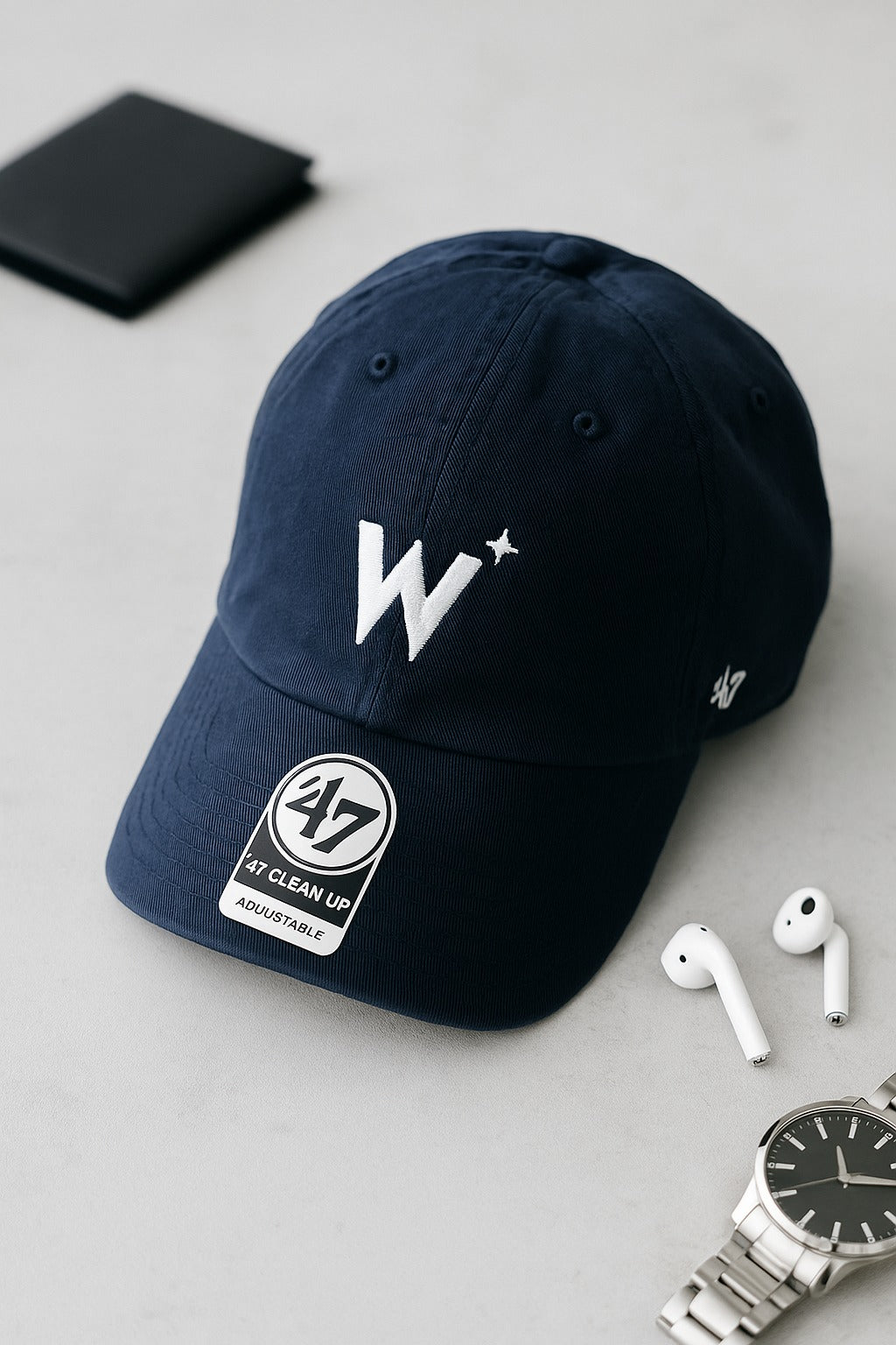 Navy Blue 'W' Star